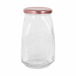 Transparent Glass Jar Inde Tasty With lid 1,05 L (12 Units)