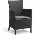 Garden sofa Allibert by KETER 215526 Grey Graphite Rattan 62 x 60 x 89 cm