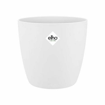 Plant pot Elho 5642723015000 White polypropylene Plastic Circular