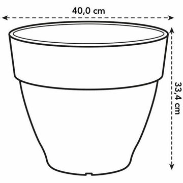 Plant pot Elho   Circular Yellow Plastic Ø 40 cm