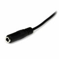 Podaljševalni Jack Kabel (3,5 mm) Startech MU2MMFS              (2 m) Črna