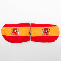 Spanish Flag Rear View Mirror Cover (Pack of 2)