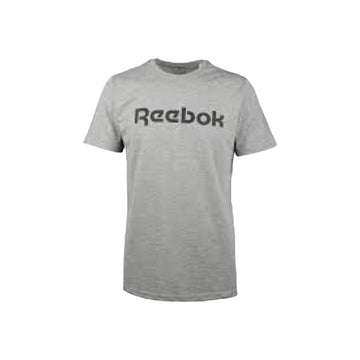 Men’s Short Sleeve T-Shirt Reebok GS REEBOK LINEAR READ TEE 100038780 Grey