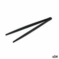 Kitchen Pegs Quttin Black Nylon 28 x 8 x 1,7 cm (24 Units)