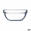 Bowl Luminarc Apilable Transparent Glass Ø 14 cm (24 Units)