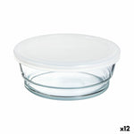 Round Lunch Box with Lid Arcoroc So Urban Bicoloured Glass 1,35 L (12 Units)