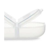 Pillbox with Compartments Set Transparent Plastic (12 Units)