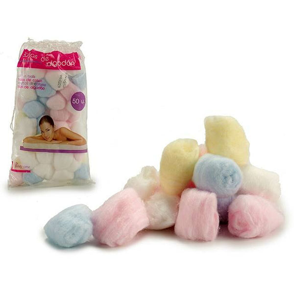 Cotton Balls Multicolour (24 Units)