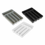 Cutlery Organiser polypropylene 22,5 x 4,5 x 32 cm (24 Units)