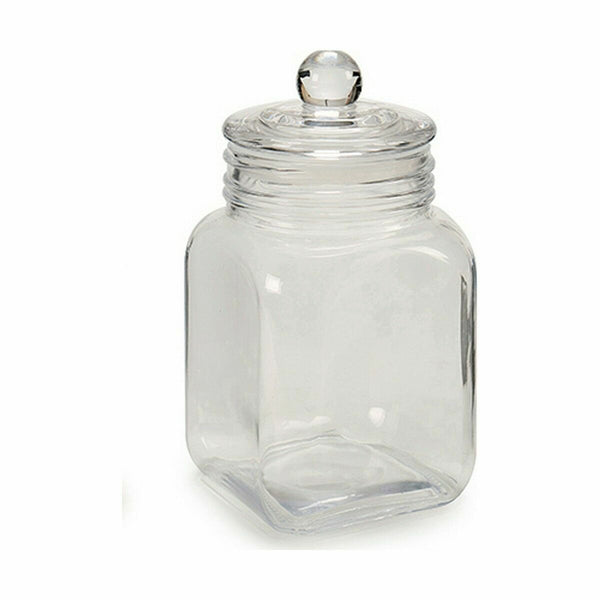 Bocal Fermeture hermétique Transparent verre 1,2 L 11 x 19,5 x 11 cm (24 Unités)