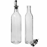 Oil and Vinegar Set 2 x 50 ml Transparent Crystal (12 Units)