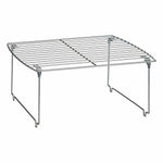 Folding Shelf Silver 44 x 28 x 19 cm (6 Units)