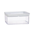 Jar Transparent Silicone polystyrene ABS 1,1 L 10,5 x 9 x 21 cm (18 Units)