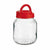 Jar Lid with handle Red 1,7 L 13,5 x 17,5 x 13,5 cm (6 Units)