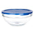 Round Lunch Box with Lid Chefs Blue 1,7 L 20,5 x 9 x 20,5 cm (4 Units)