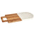 Cutting board White Marble Acacia 18 x 1,5 x 38 cm (8 Units)