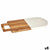 Cutting board White Marble Acacia 18 x 1,5 x 38 cm (8 Units)