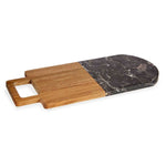 Cutting board Black Marble Acacia 18 x 1,5 x 38 cm (8 Units)