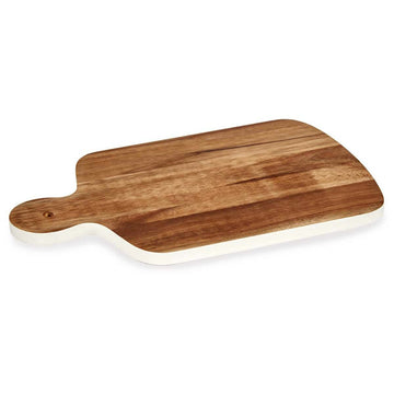 Cutting board White Acacia 25,7 x 1,5 x 40 cm (12 Units)