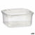 Rectangular Lunchbox with Lid Transparent polypropylene 500 ml 12,3 x 6 x 13 cm (24 Units)