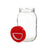 Jar Lid with handle Red polypropylene 2 L 12 x 21 x 12 cm (6 Units)