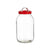 Jar Lid with handle Red polypropylene 3 L 13 x 24,3 x 13 cm (6 Units)