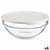 Round Lunch Box with Lid Chefs White 595 ml 14 x 6,3 x 14 cm (6 Units)