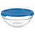 Round Lunch Box with Lid Chefs Blue 595 ml 14 x 6,3 x 14 cm (6 Units)