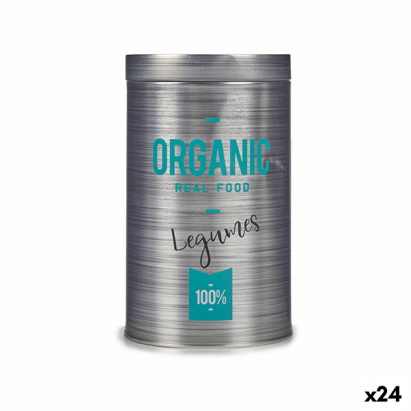 Boîte Organic Légumes Gris Fer blanc 10,4 x 18,2 x 10,4 cm (24 Unités)