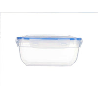 Hermetic Lunch Box Squared Transparent polypropylene 1,4 L 14,5 x 8,5 x 20 cm (12 Units)