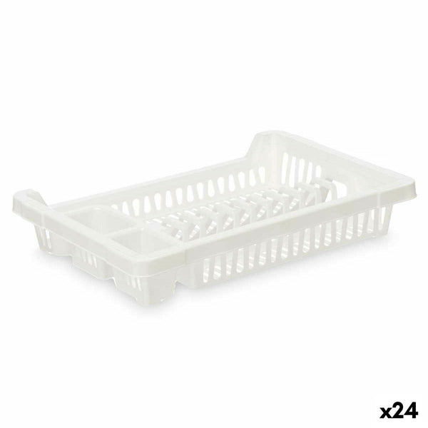 Égouttoir pour Évier Blanc Plastique 42,5 x 7 x 29,5 cm (24 Unités)