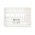 Draining Rack for Kitchen Sink White Plastic 42,5 x 7 x 29,5 cm (24 Units)