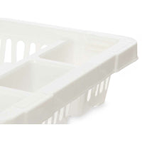 Draining Rack for Kitchen Sink White Plastic 42,5 x 7 x 29,5 cm (24 Units)