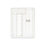 Égouttoir pour Évier Blanc Plastique 45,5 x 8 x 36,5 cm (12 Unités)