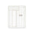 Égouttoir pour Évier Blanc Plastique 45,5 x 8 x 36,5 cm (12 Unités)