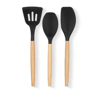 Kitchen Utensils Set Wood Silicone (6 Units)