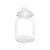 Jar Transparent Glass 900 ml (12 Units) With lid