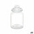 Jar Transparent Glass 900 ml (12 Units) With lid