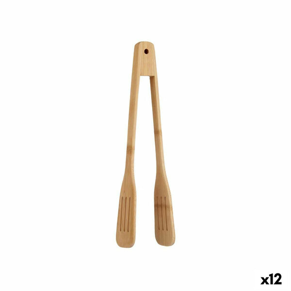 Pinces de Cuisine Bambou 30,5 x 5 x 5,5 cm (12 Unités)