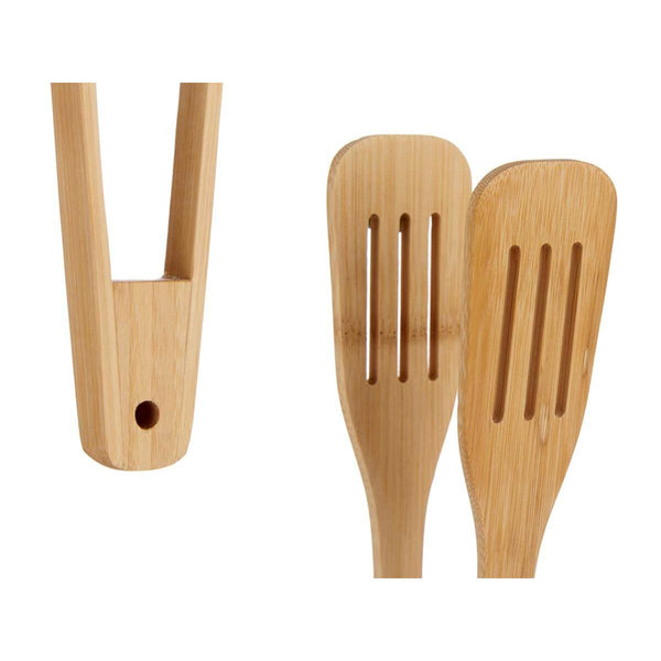 Pinces de Cuisine Bambou 30,5 x 5 x 5,5 cm (12 Unités)