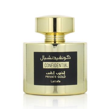 Unisex Perfume Lattafa EDP Confidential Private Gold 100 ml