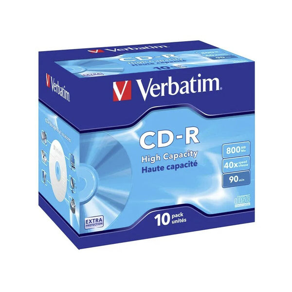 CD-R Verbatim 800 MB 40x (10 Units)