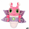 Fluffy toy Eolo Firefly Pink 28,5 x 26,5 x 12 cm (6 Units)