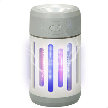 2-in-1 Rechargeable Mosquito Repellent Lamp with LED Aktive 7 x 13 x 7 cm (4 Units)