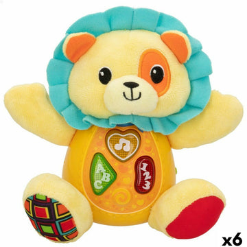 Fluffy toy Winfun animals ES 16 x 17,5 x 9,5 cm (6 Units)