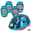 Set of helmets and knee pads Colorbaby Monster (4 Units)