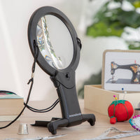 Hands-Free Magnifying Glass with LED light Zooled InnovaGoods