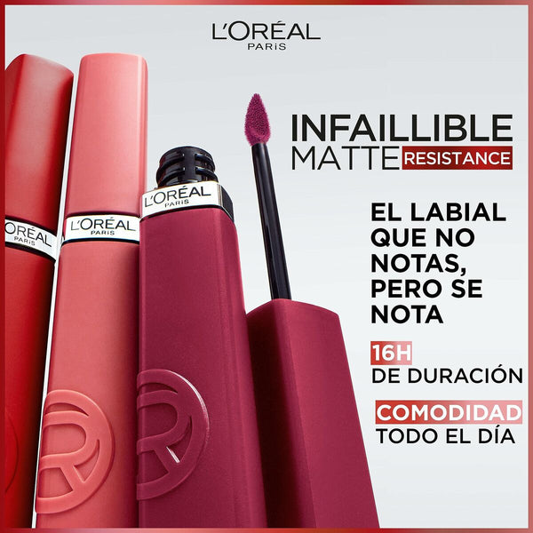 Liquid lipstick L'Oreal Make Up Infaillible Matte Resistance Snooze your ala Nº 115 (1 Unit)