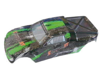 12685 Karosserie Truggy green EVO 4T