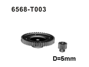 6568-T003 Hauptzahnrad+Ritzel u.a. für X-Missile